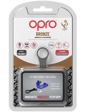 Opro Bronze Training Level (10yrs - Adult) - Blue